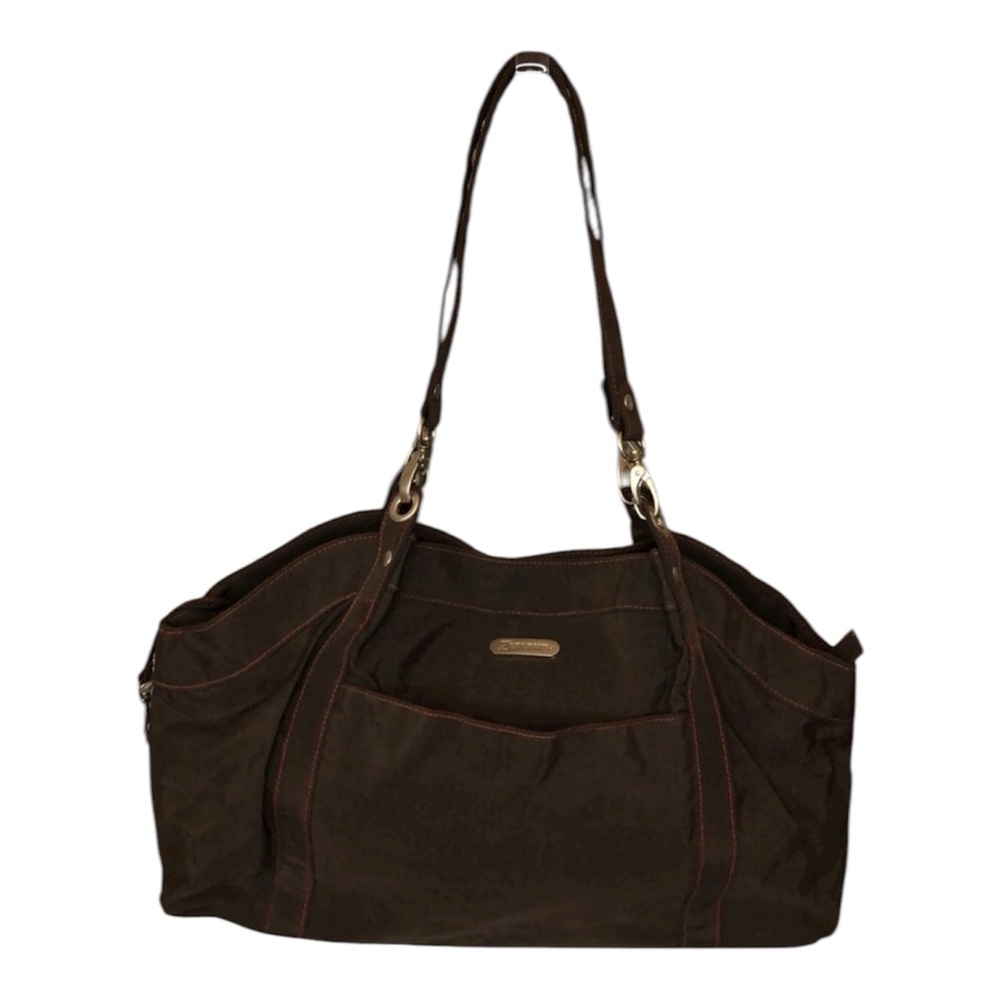 Zealand Nylon Travel Double Handle Three Entry Shoulder Bag
